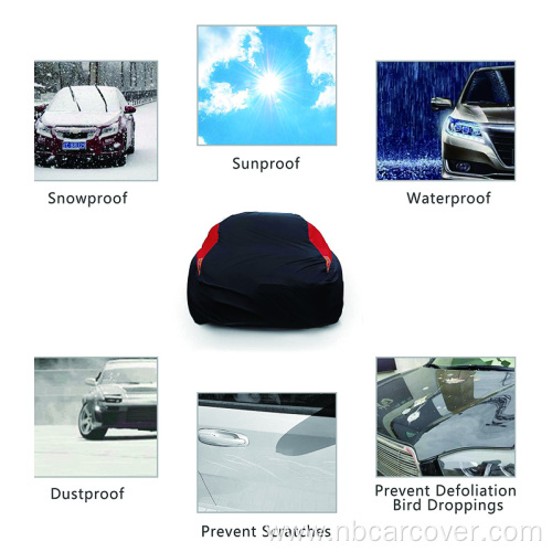 Sun proof fabric full-size hail protector car cover